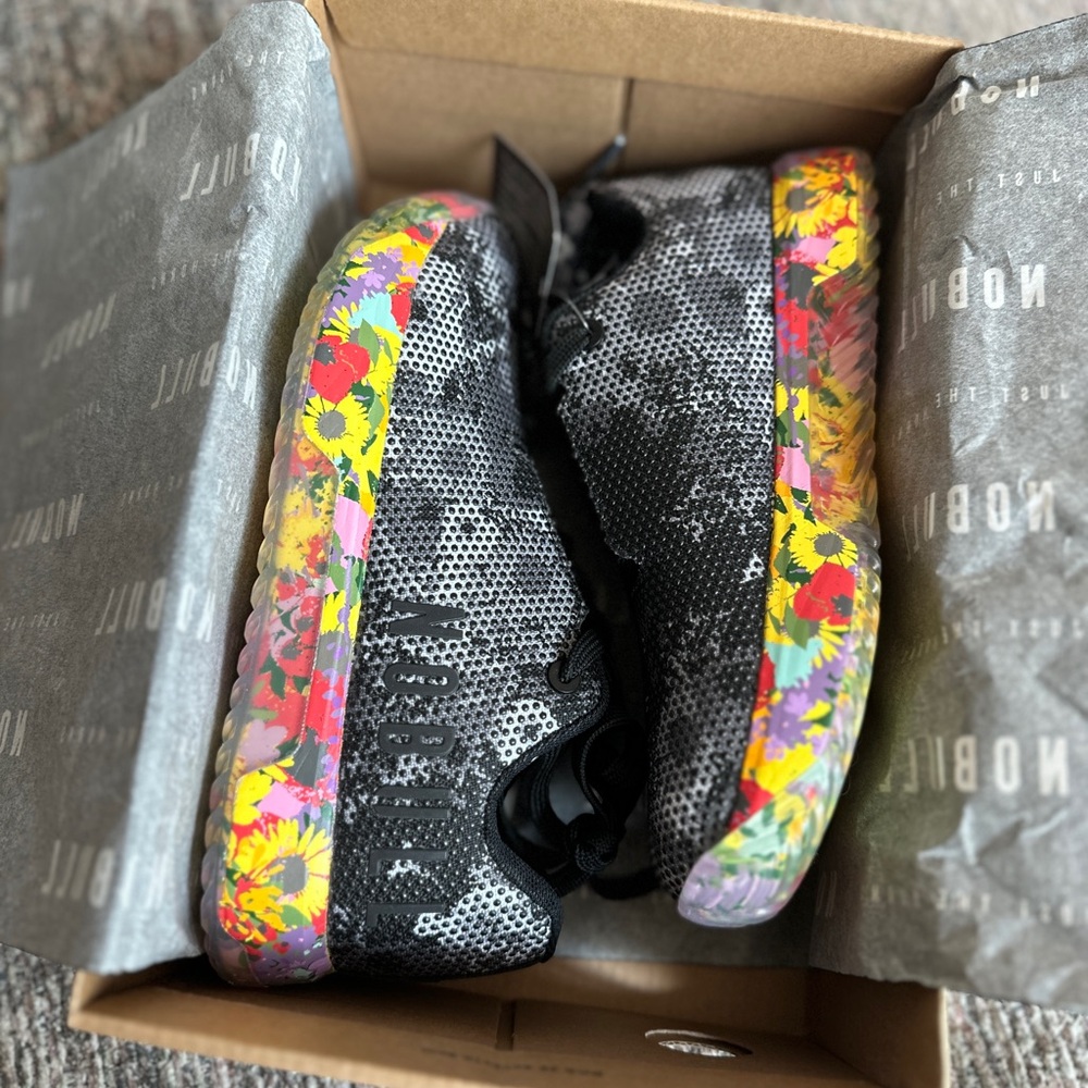 NOBULL Shoes - Black Floral